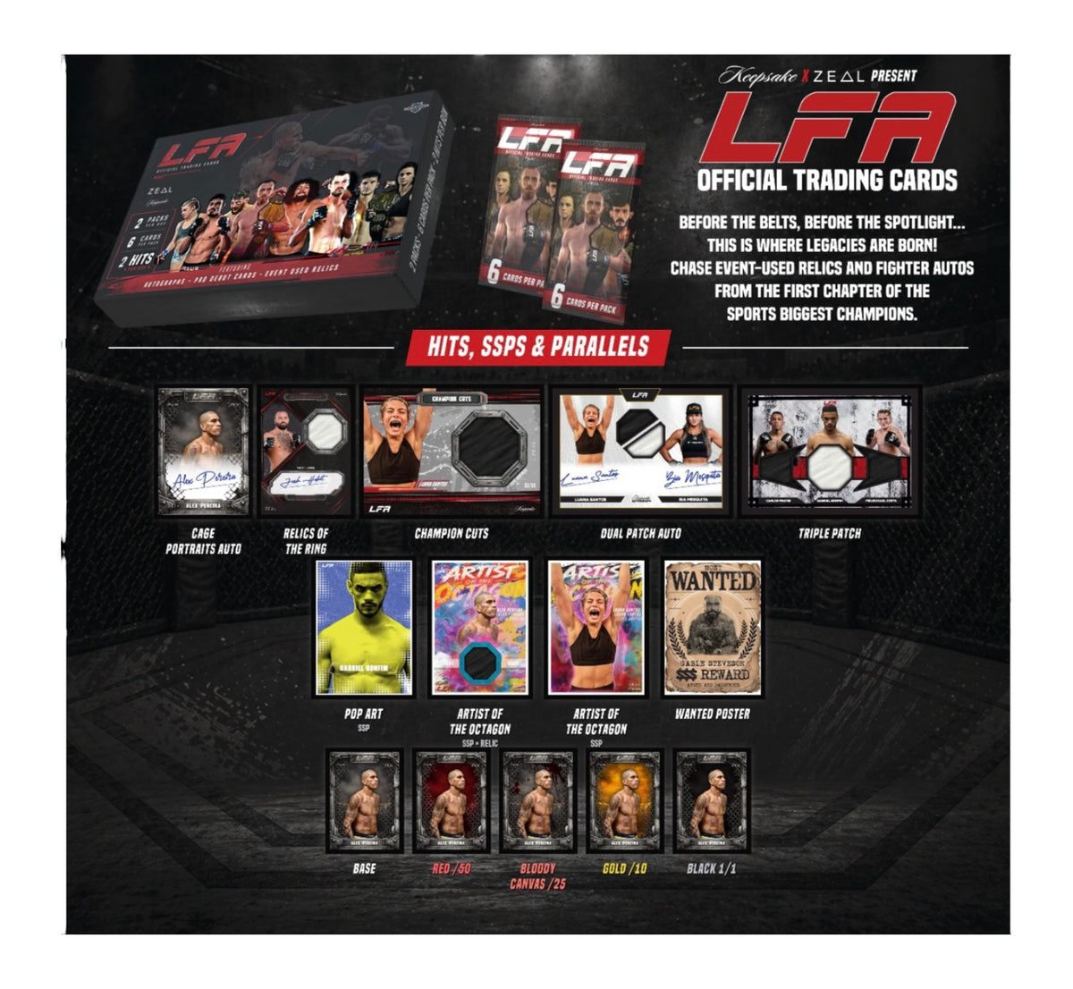 PRE-ORDER - 2027 Keepsake Legacy Fighting Alliance (LFA) Zeal Breaker Edition