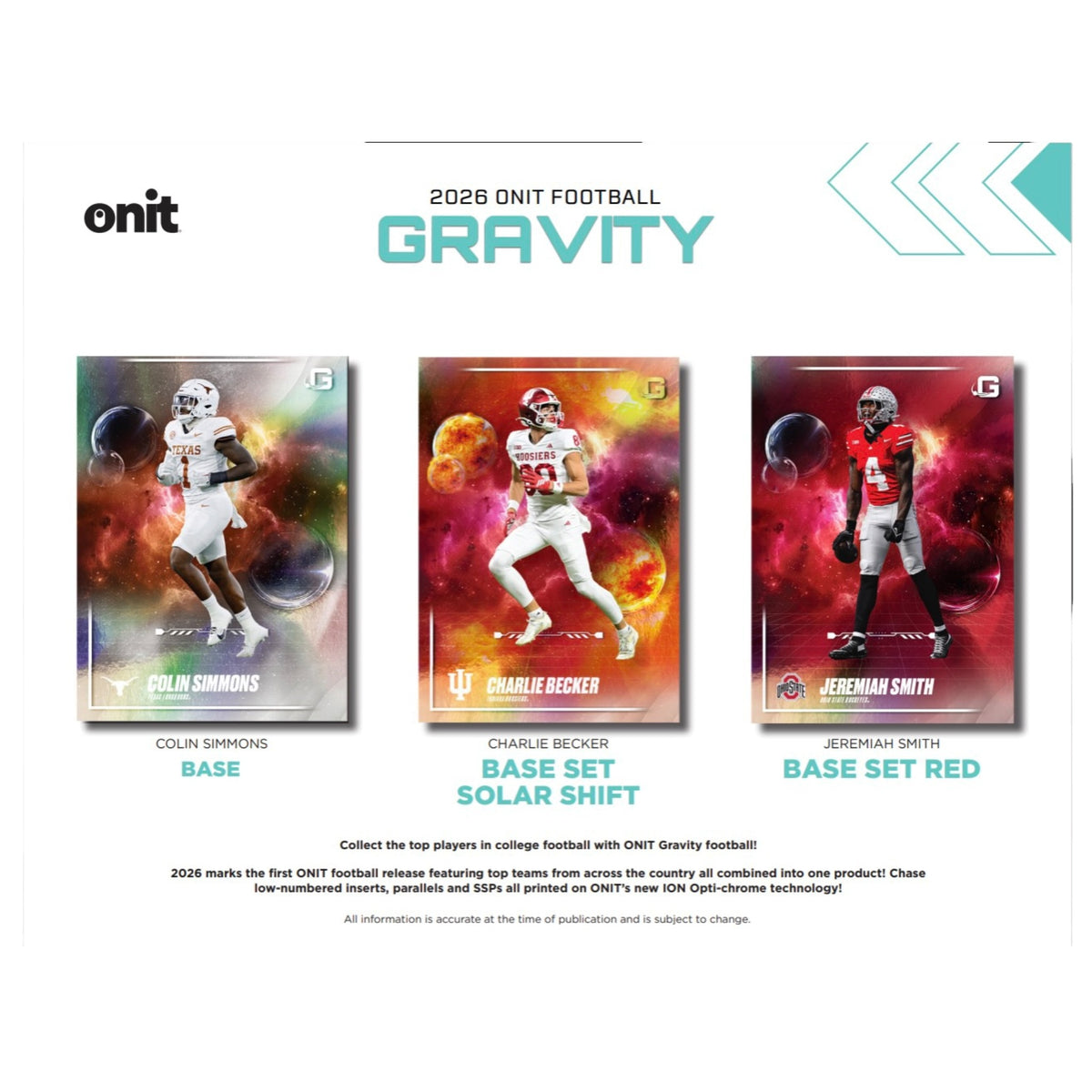 2026 ONIT Gravity College Football Mega Box