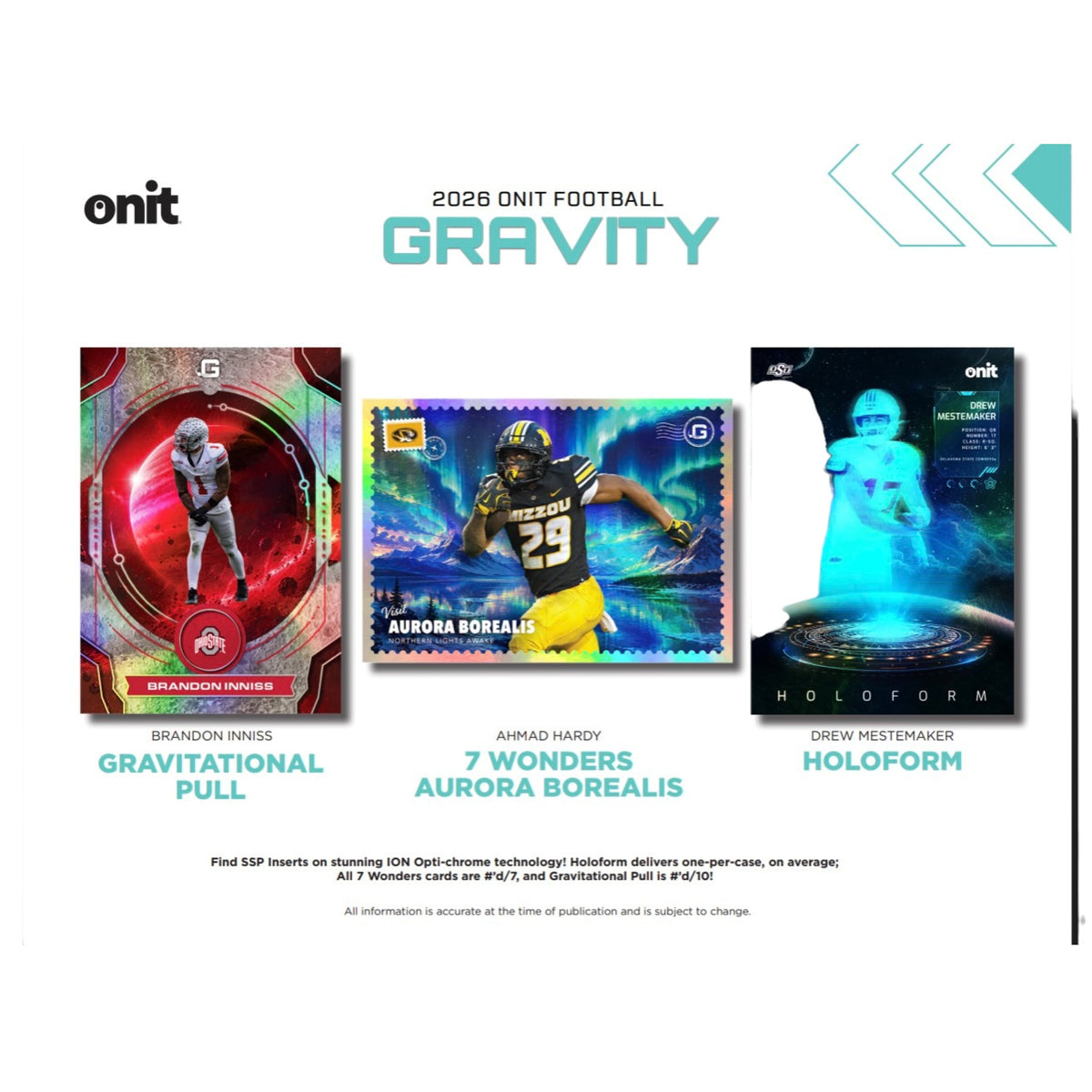 2026 ONIT Gravity College Football Mega Box
