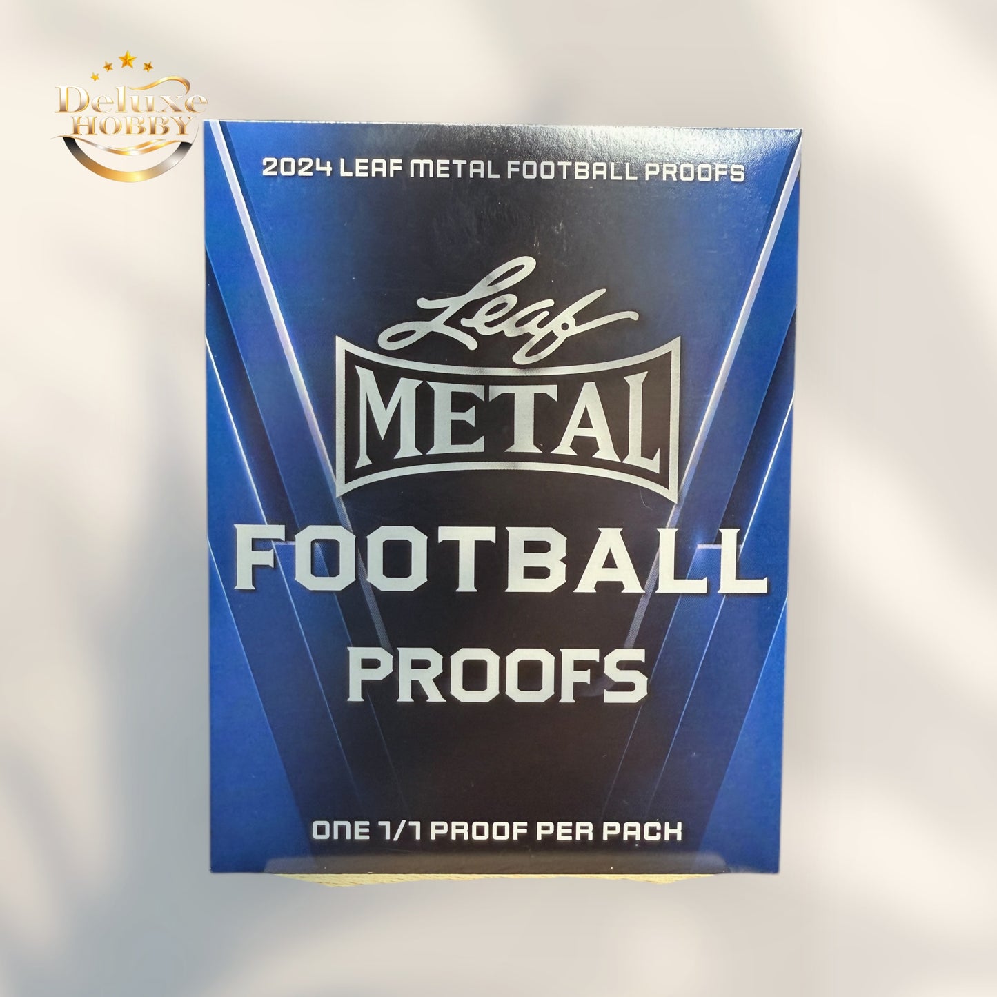 Leaf 2024 Metal Football Proof. One 1/1  Proof Card