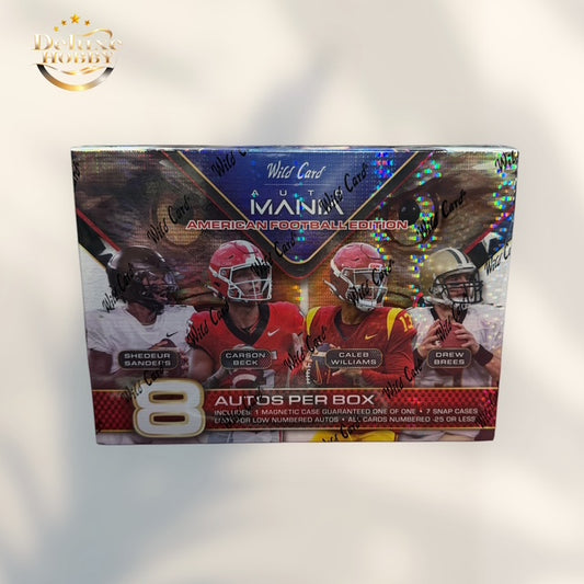 Wildcard Auto Mania American Football Edition Hobby Box