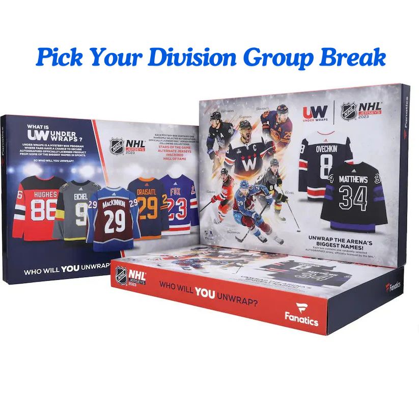 PYD Group break - 2023 Under Wraps Single Autographed NHL Jersey Mystery Box