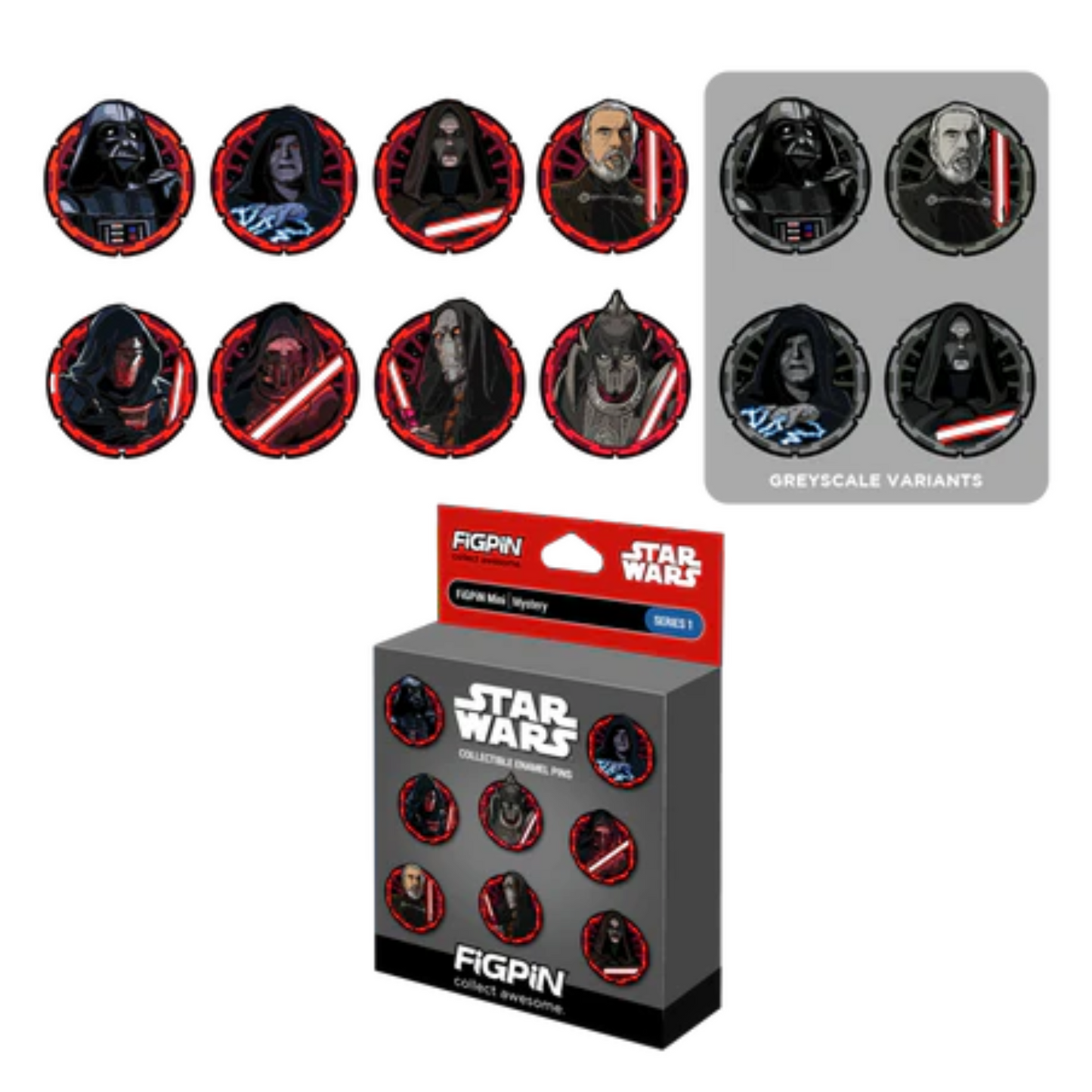 Star Wars Sith Mystery Series 1 Collectible Pin