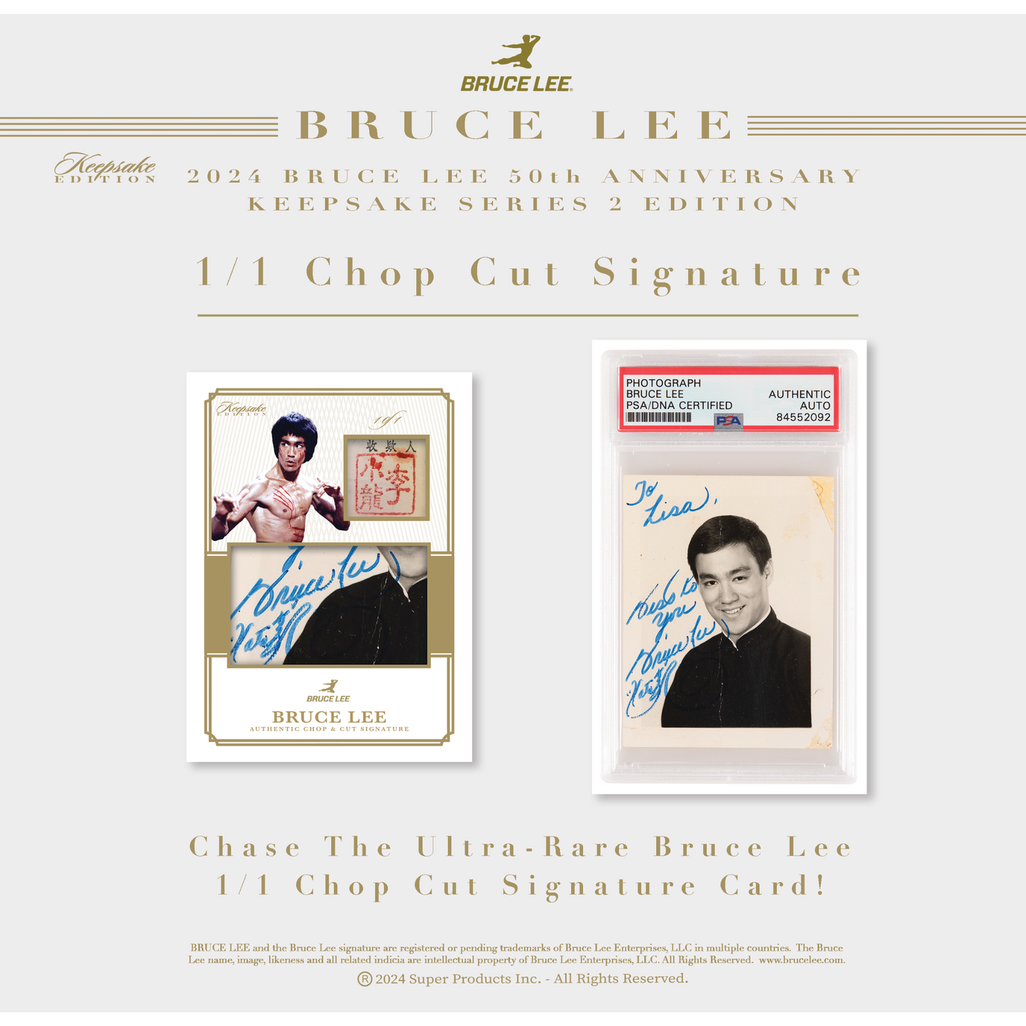 2024 Bruce Lee 50th Anniversary Keepsake Series 2 Edition