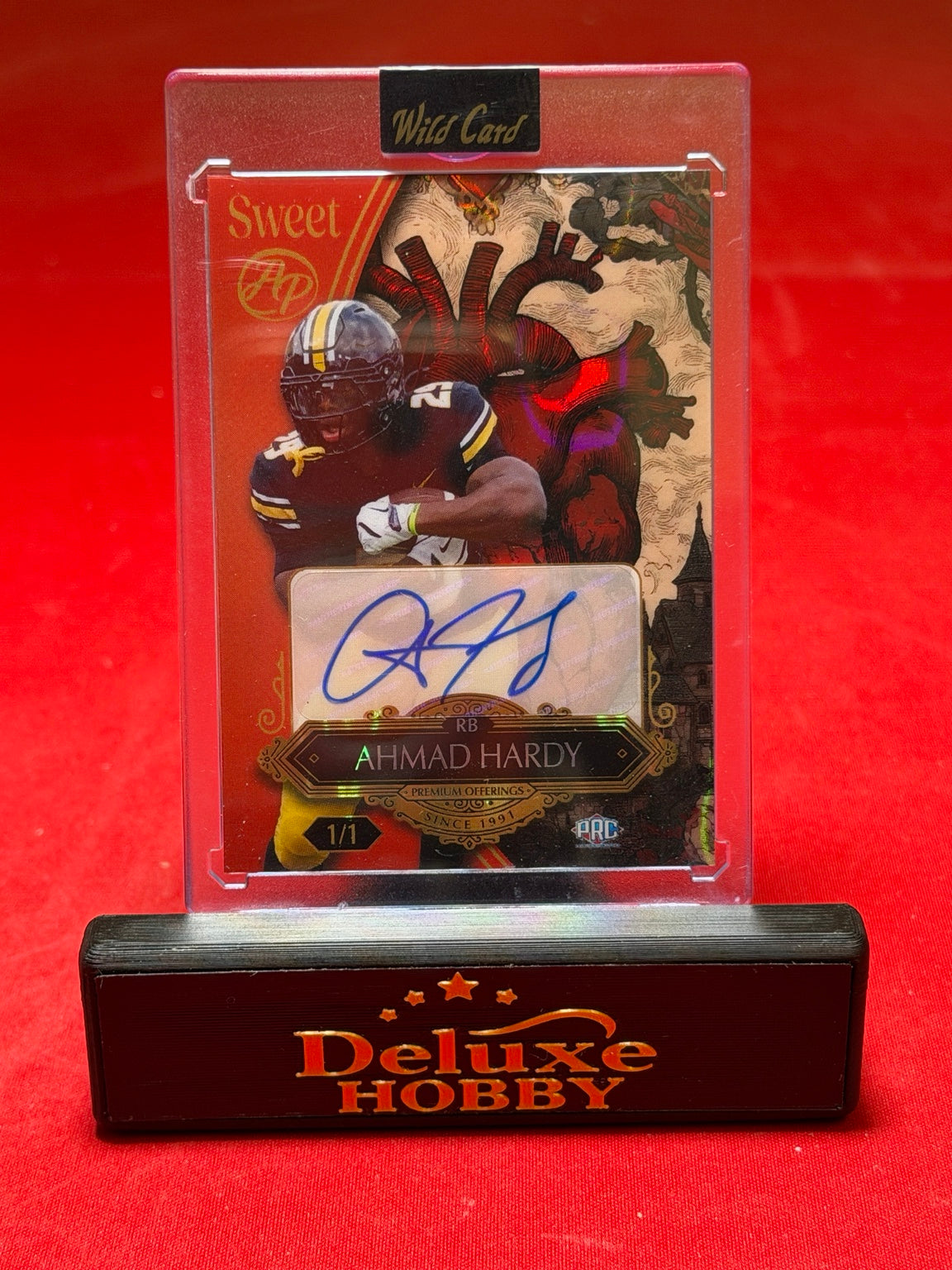 Ahmad Hardy Wild Art 1/1 autograph front photograph