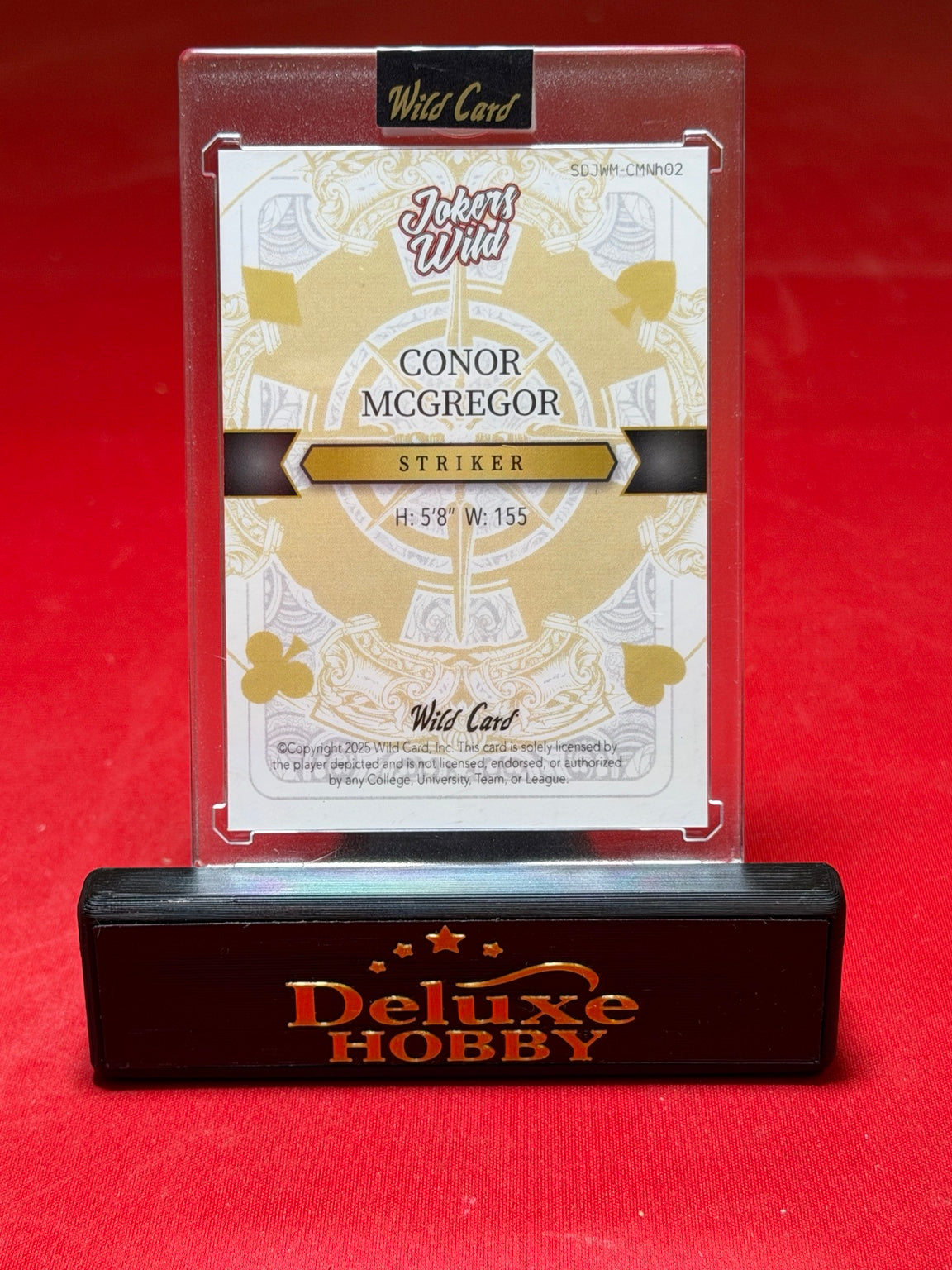 Conor McGregor Jokers Wild Striker 1/1 back