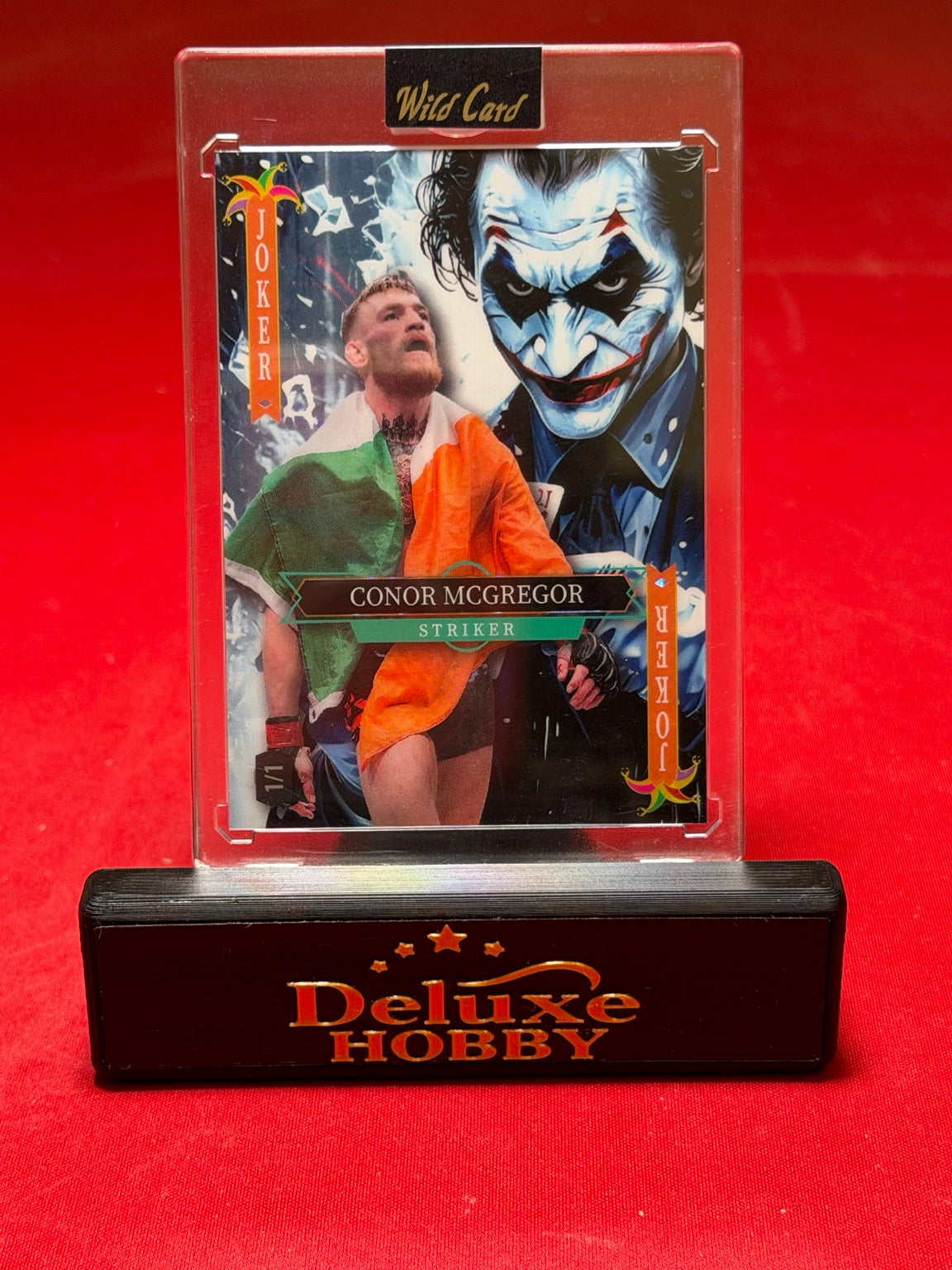 Conor McGregor Jokers Wild Striker 1/1 front