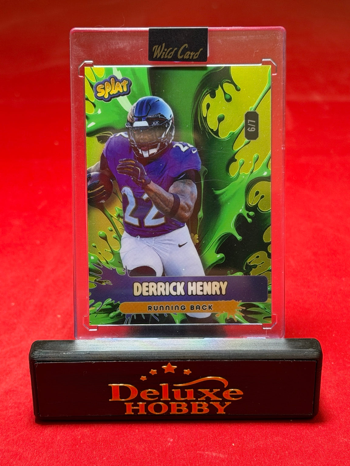 Actual card front photograph