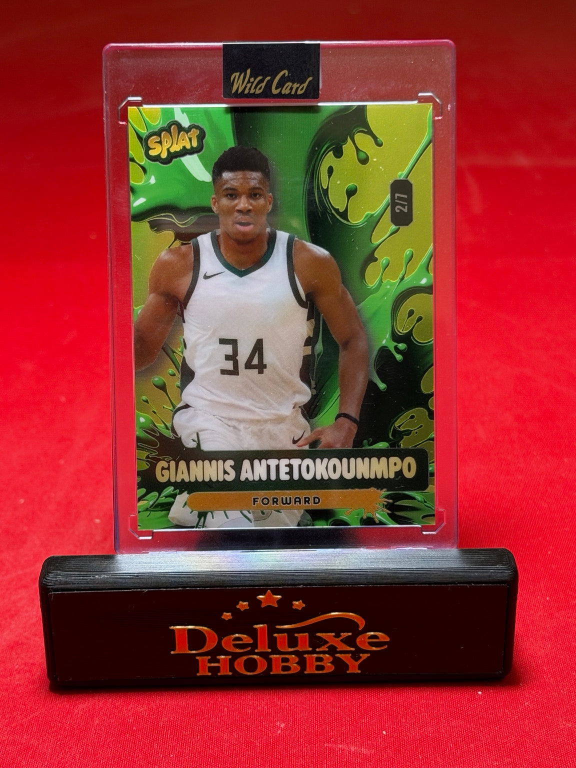 Actual card front photograph