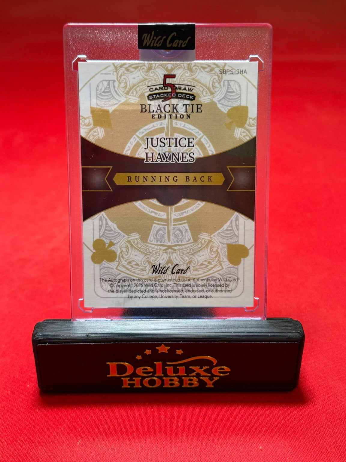 Justice Haynes 1/1 back