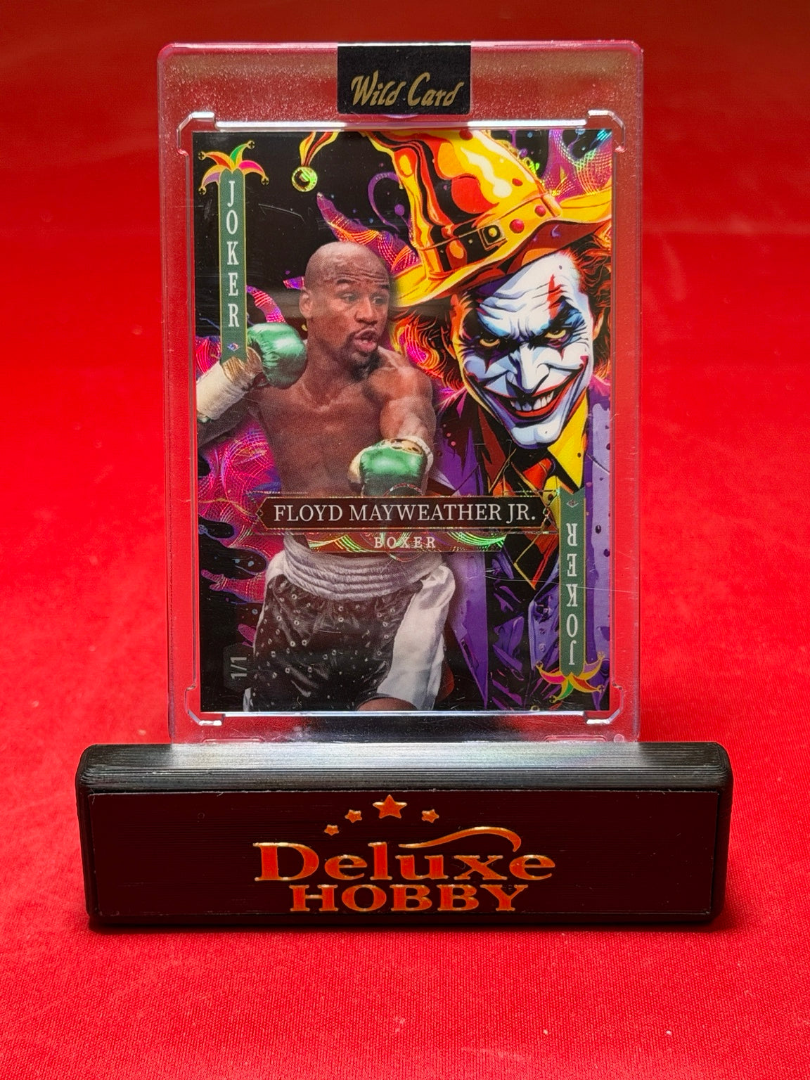 Floyd Mayweather Jr. Jokers Wild 1/1 front
