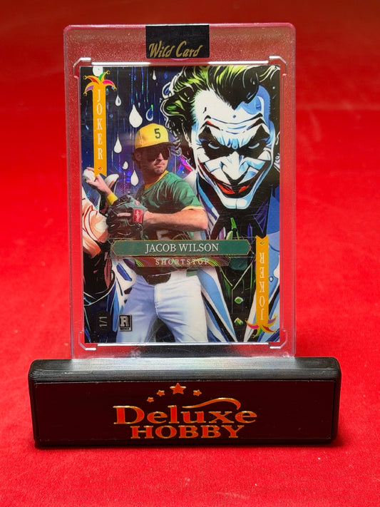 Jacob Wilson Jokers Wild rookie 1/1 actual front photograph