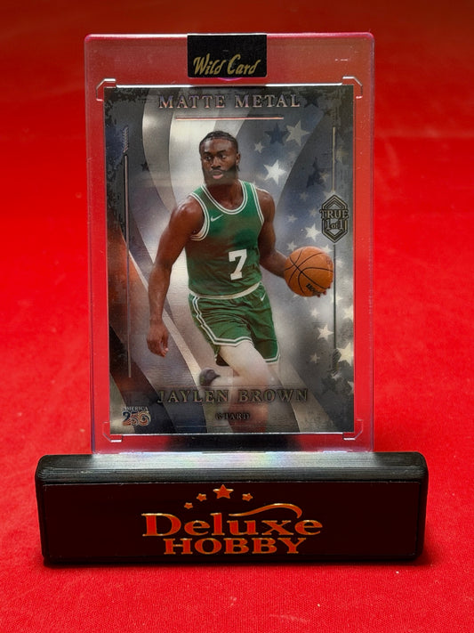 Actual Jaylen Brown True 1/1 front photograph