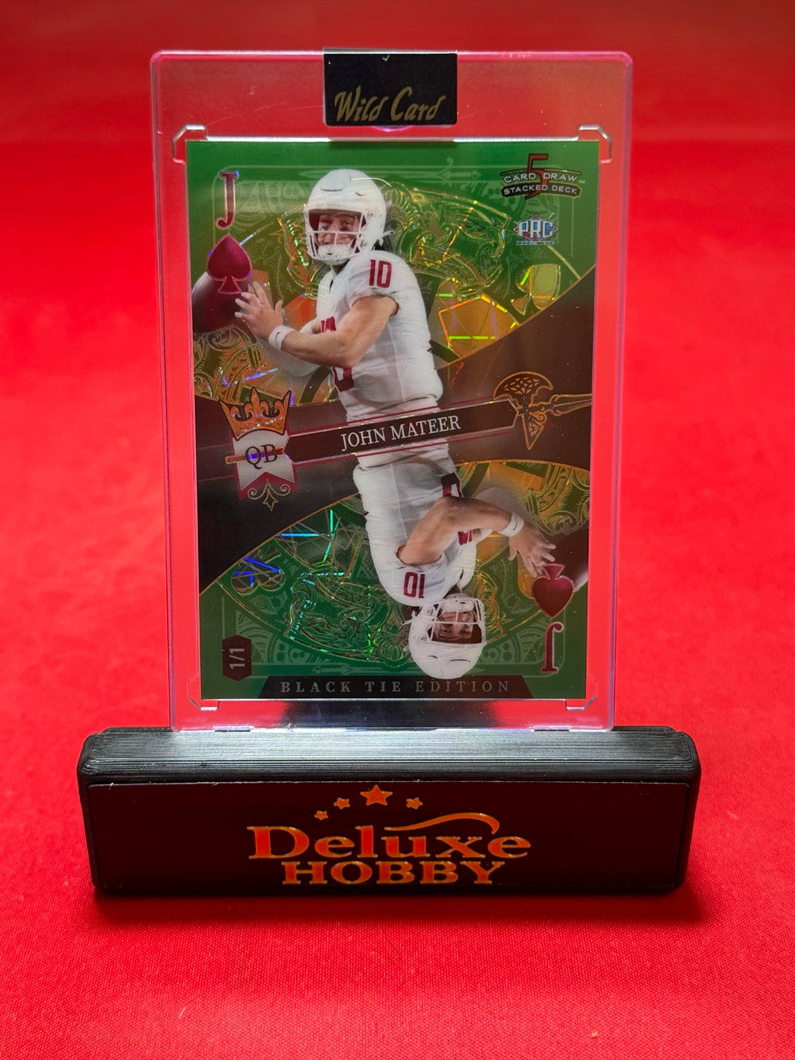 John Mateer 1/1 front
