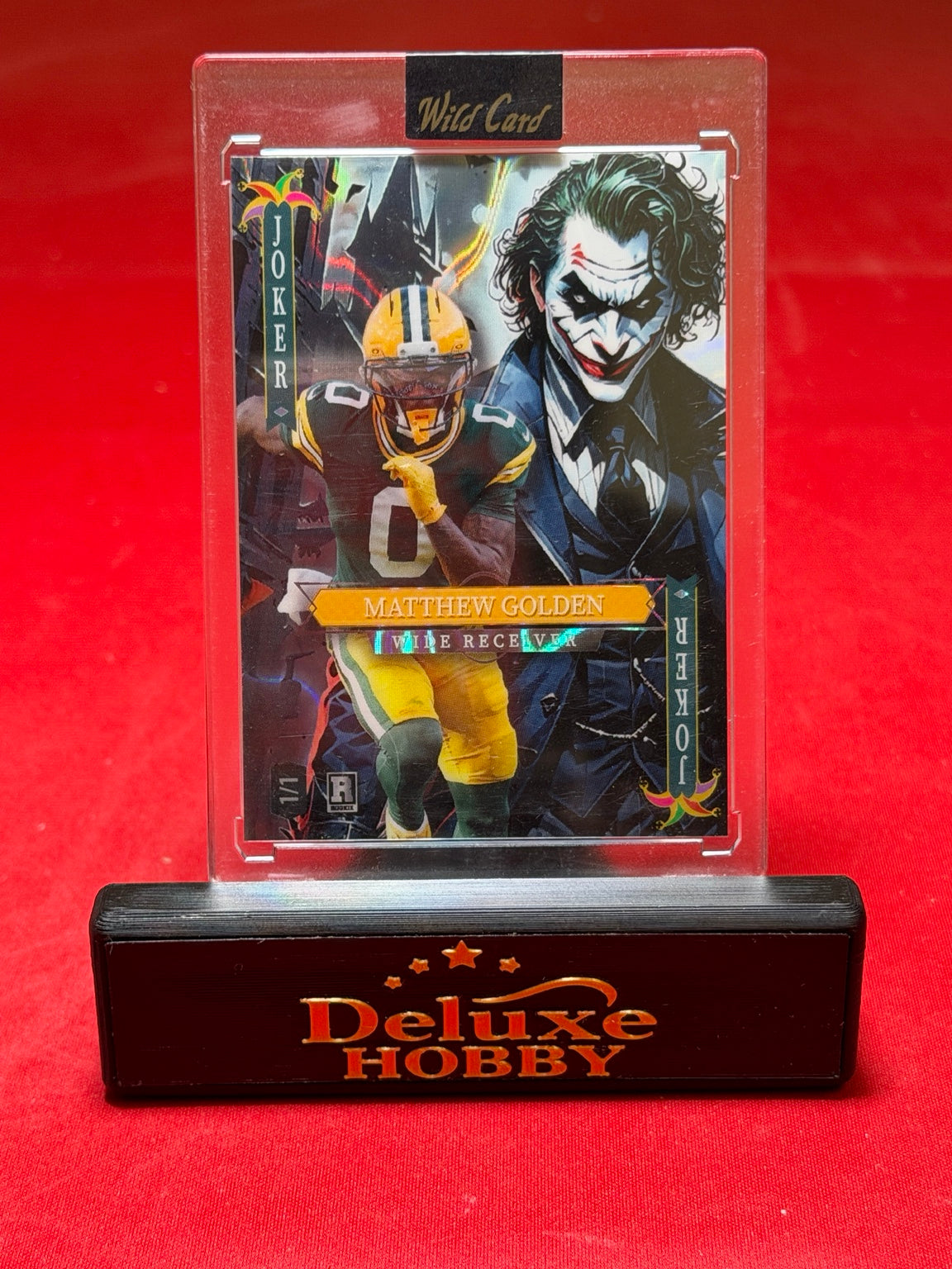 Matthew Golden Jokers Wild rookie 1/1 front