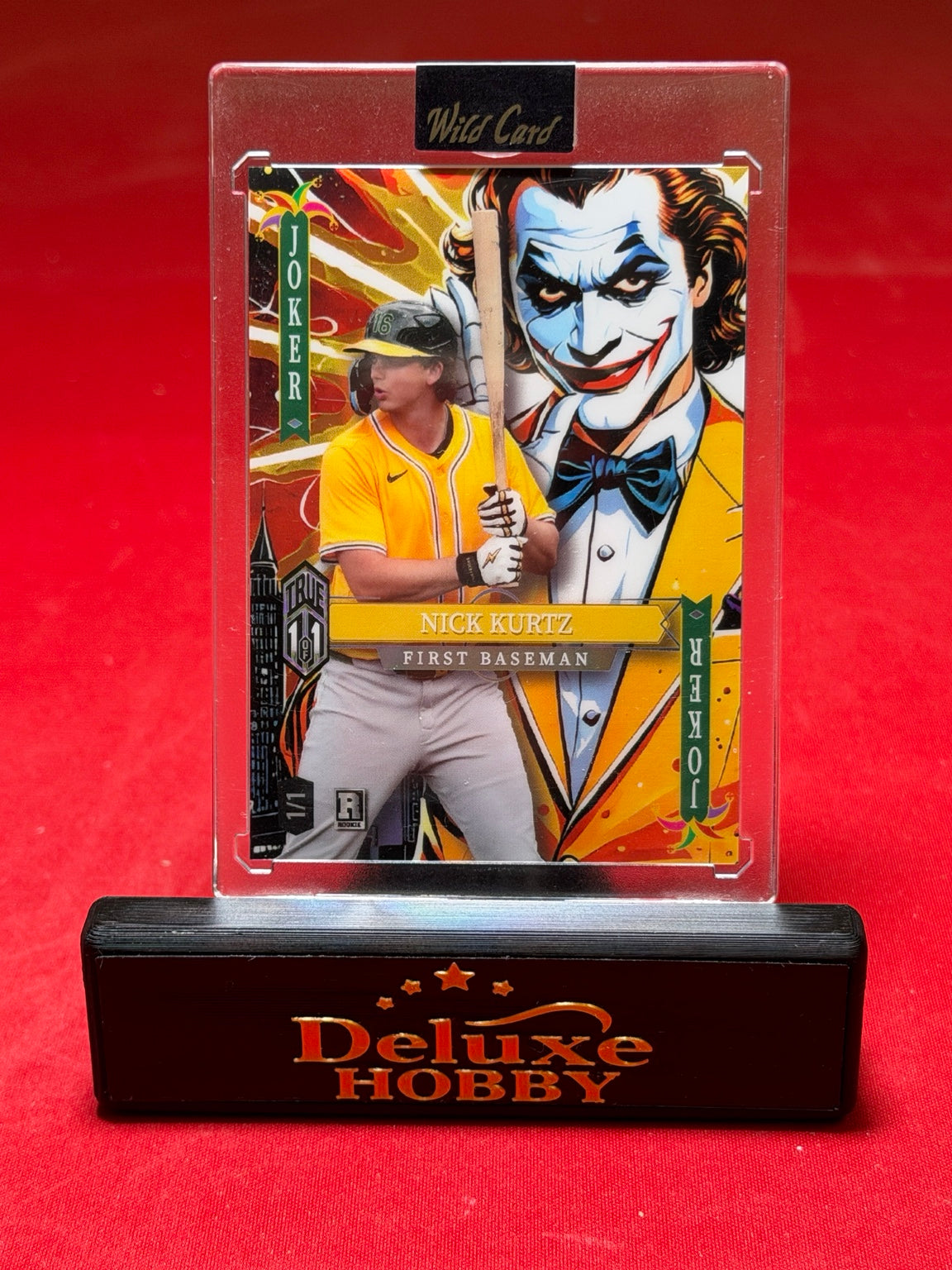 Nick Kurtz Jokers Wild True 1/1 actual front photograph