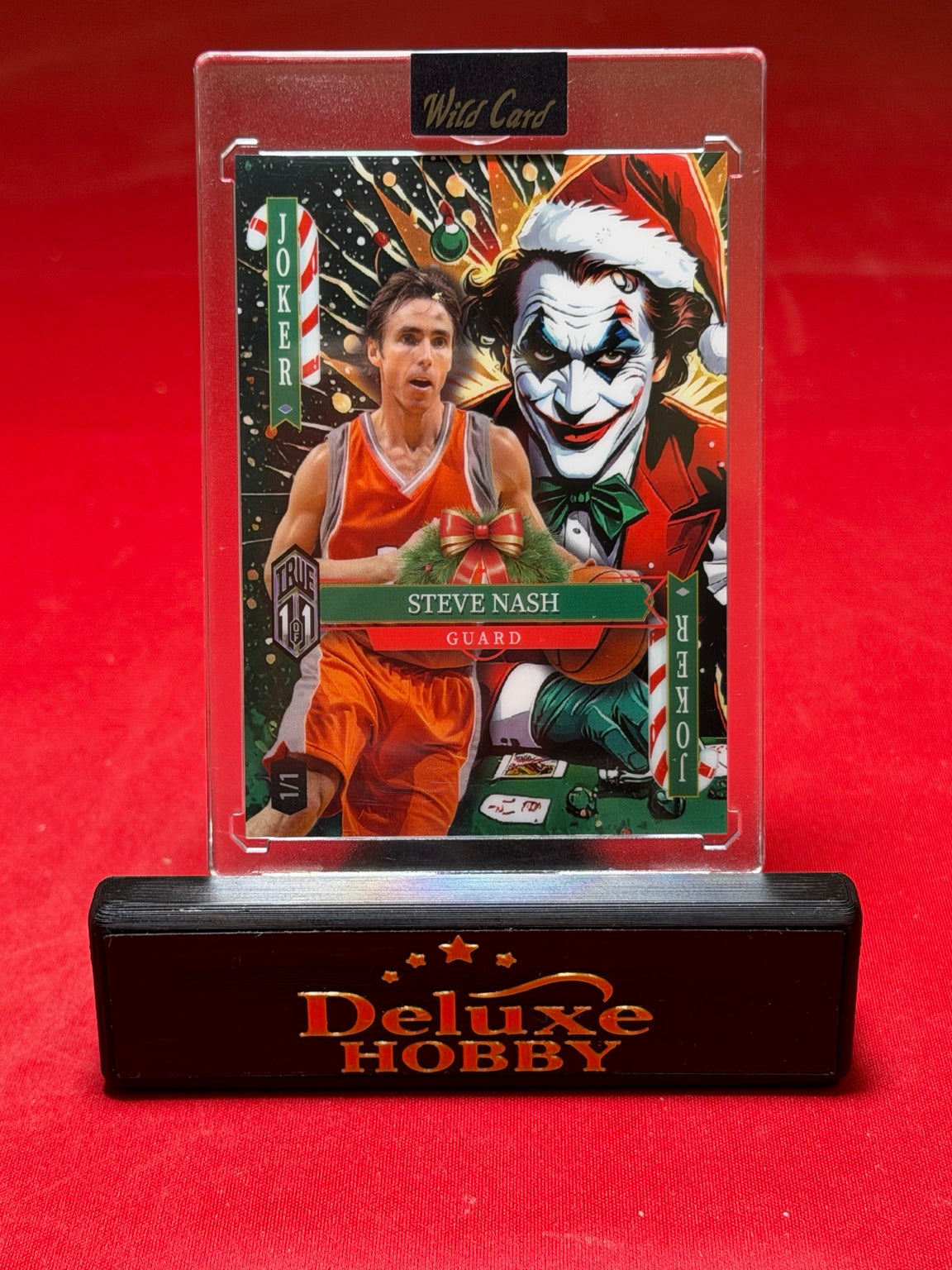 Steve Nash Christmas Joker True 1/1 front