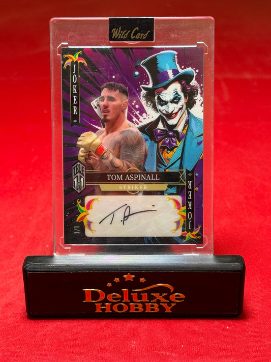 Tom Aspinall True 1/1 autograph actual front photo